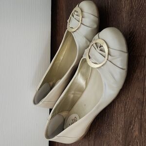 Rialto Comfort Rounded Toe Buckle Slip Ons, size 8.5